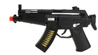Toi Toys Politie MP5 ratelgeweer zwart 24 cm
