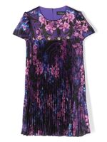 Versace Kids robe mi-longue Orchid Barocco - Violet