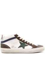 Golden Goose baskets Mid-Star en cuir - Blanc