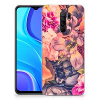 Xiaomi Redmi 9 TPU Case Bosje Bloemen - thumbnail