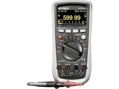 VOLTCRAFT VC890 OLED (ISO) Multimeter Kalibratie (ISO) Digitaal OLED-display, Datalogger CAT III 1000 V, CAT IV 600 V Weergave (counts): 60000 VOLTCRAFT VC890 OLED (ISO) Multimeter Kalibratie (ISO) Digitaal OLED-display, Datalogger CAT III 1000 V, CAT IV 600 V Weergave (counts): 60000