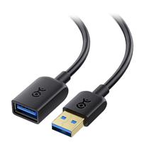 Cable Matters lange USB-naar-USB-verlengkabel (USB 3.0-verlengkabel) in zwart van 2 meter voor Oculus Rift, HTC Vive, Playstation VR-headset en meer