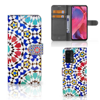 OPPO A54 5G | A74 5G | A93 5G Bookcase Mozaïek - thumbnail