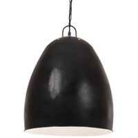 Hanglamp industrieel rond 25 W E27 42 cm gitzwart