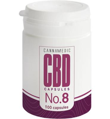Cannamedic Cbd Capsules No.8 (3 Mg Cbd Per Capsule) (100ca)