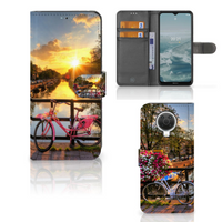 Nokia G10 | G20 Flip Cover Amsterdamse Grachten - thumbnail