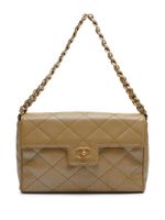 CHANEL Pre-Owned sac porté épaule matelassé (2000) - Tons neutres