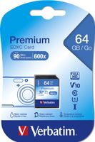 Verbatim Premium SDXC-kaart 64 GB Class 10, UHS-I - thumbnail