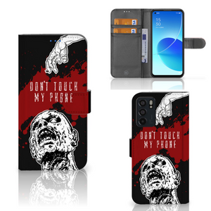 OPPO Reno6 5G Portemonnee Hoesje Zombie Blood