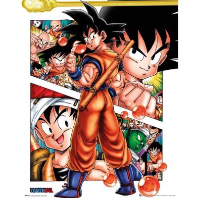 Gbeye Dragon Ball Collage Poster 40x50cm