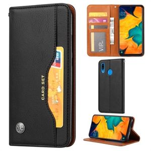 Card Set Series Samsung Galaxy A20e Wallet Case - Zwart