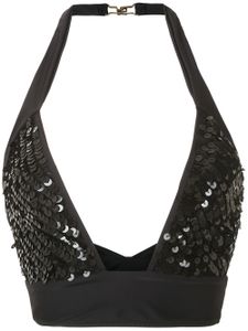 Amir Slama bikini brodé de sequins - Noir