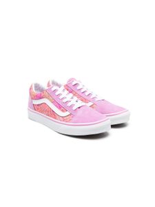 Vans Kids baskets Old Skool à fleurs - Rose