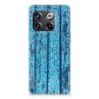 OnePlus 10T Bumper Hoesje Wood Blue