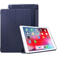 iPad 10.2 2019/2020/2021 Origami Stand Folio Case - Dark Blue - thumbnail