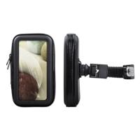 Shop4 - Samsung Galaxy A12 Motorhouder Stuur Zwart