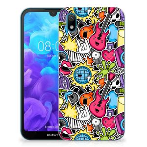 Huawei Y5 (2019) Silicone Back Cover Punk Rock