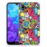 Huawei Y5 (2019) Silicone Back Cover Punk Rock - thumbnail