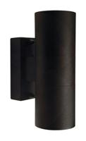 Nordlux wandspot TIN UP/DOWN buitenlamp, 2-vlammig, GU10, IP54, zwart EEK: A++ - D