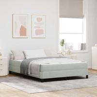 vidaXL Boxspring Velours Bed met Schuimmatras - Comfortabel en Modern Design - Luxe Rechthoekig