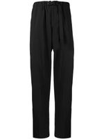 Paul Smith pantalon fuselé à taille ceinturée - Noir