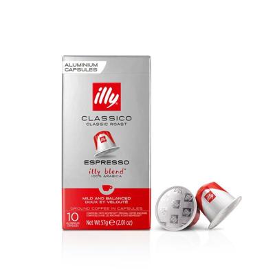 Illy nespresso capsules ESPRESSO classico roast (10st) Illy nespresso capsules ESPRESSO classico roast (10st)