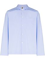 TEKLA organic cotton pajamas shirt - Bleu