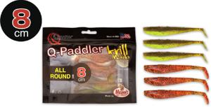 Quantum 10cm Q-Paddler Pack Natural: 3x pumpkinseed chart. + 2x original appleseed