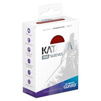 Ultimate Guard Katana Sleeves Standard Size Red (100) - thumbnail