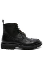 Scarosso bottines Thomas en cuir - Noir