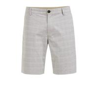 WE Fashion geruite regular fit short greige