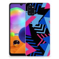 Samsung Galaxy A31 TPU Hoesje Funky Triangle - thumbnail