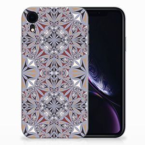 Apple iPhone Xr TPU Siliconen Hoesje Flower Tiles