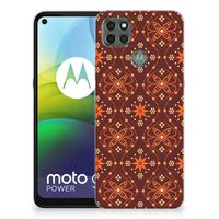 Motorola Moto G9 Power TPU bumper Batik Brown - thumbnail