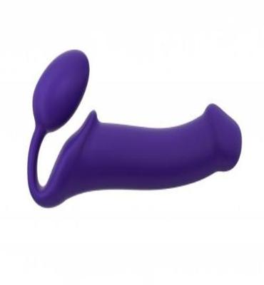 Strap-on-me 6013236 dildo Strap-on dildo Anale seks, Vaginale seks Paars Kunststof, Silicone 158 mm 3,7 cm