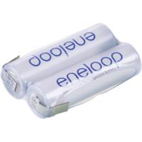 Panasonic eneloop Reihe F1x2 Accupack Aantal cellen: 2 Batterijgrootte: AA (penlite) Z-soldeerlip NiMH 2.4 V 1900 mAh - thumbnail