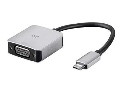 Monoprice USB-C naar VGA USB 3.0 USB-C Data en PD Oplaadadapter | 100W, met opvouwbare USB Type-C connector - Consul Series