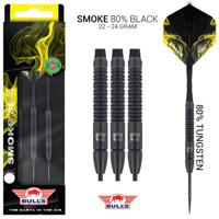 Bull's Smoke 80% 22 gram zwarte steeltip dartpijlen