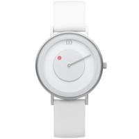 Danish Design IQ12Q1260 Horloge Måne Gold Large staal-leder zilverkleurig-wit 39 mm