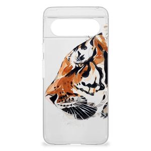 Hoesje maken Google Pixel 8 Watercolor Tiger