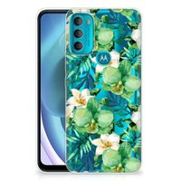 Motorola Moto G71 5G TPU Case Orchidee Groen - thumbnail