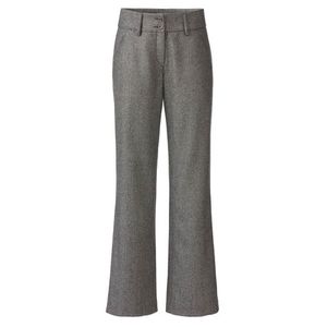 Broek van bio-scheerwol, zilver/zwart Maat: 40