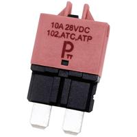 PARTS PTT Circuit Breaker Standard, type 3, Manual Reset, 10A C001-102-0093 Zekeringautomaat 10 A Rood 1 stuk(s) - thumbnail