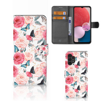 Samsung Galaxy A13 (4G) Hoesje Butterfly Roses