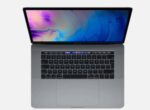 Refurbished MacBook Pro 15 inch Touchbar i7 2.6 512 GB Space Gray 32 GB  Als nieuw