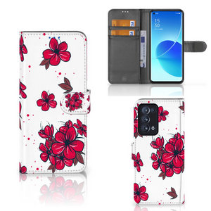 OPPO Reno 6 Pro Plus 5G Hoesje Blossom Red