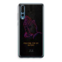 Praying For My Haters: Huawei P20 Pro Transparant Hoesje - thumbnail