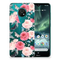 Nokia 7.2 | 6.2 TPU Case Butterfly Roses