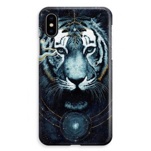 Darkness Tiger: iPhone XS Max Volledig Geprint Hoesje