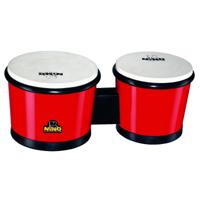 Nino Percussion NINO19R 6.5 en 7.5 inch bongoset rood